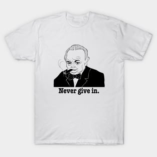 WINSTON CHURCHILL FAN ART T-Shirt